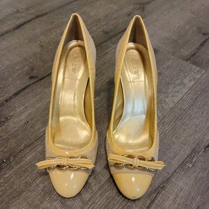 J Crew Yellow Pumps - Made in Italy